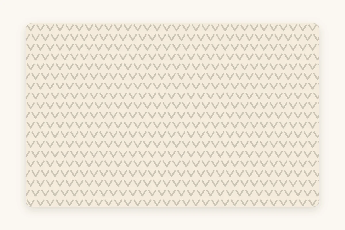Close-up of single crochet fabric showing short, dense rows of stitches
